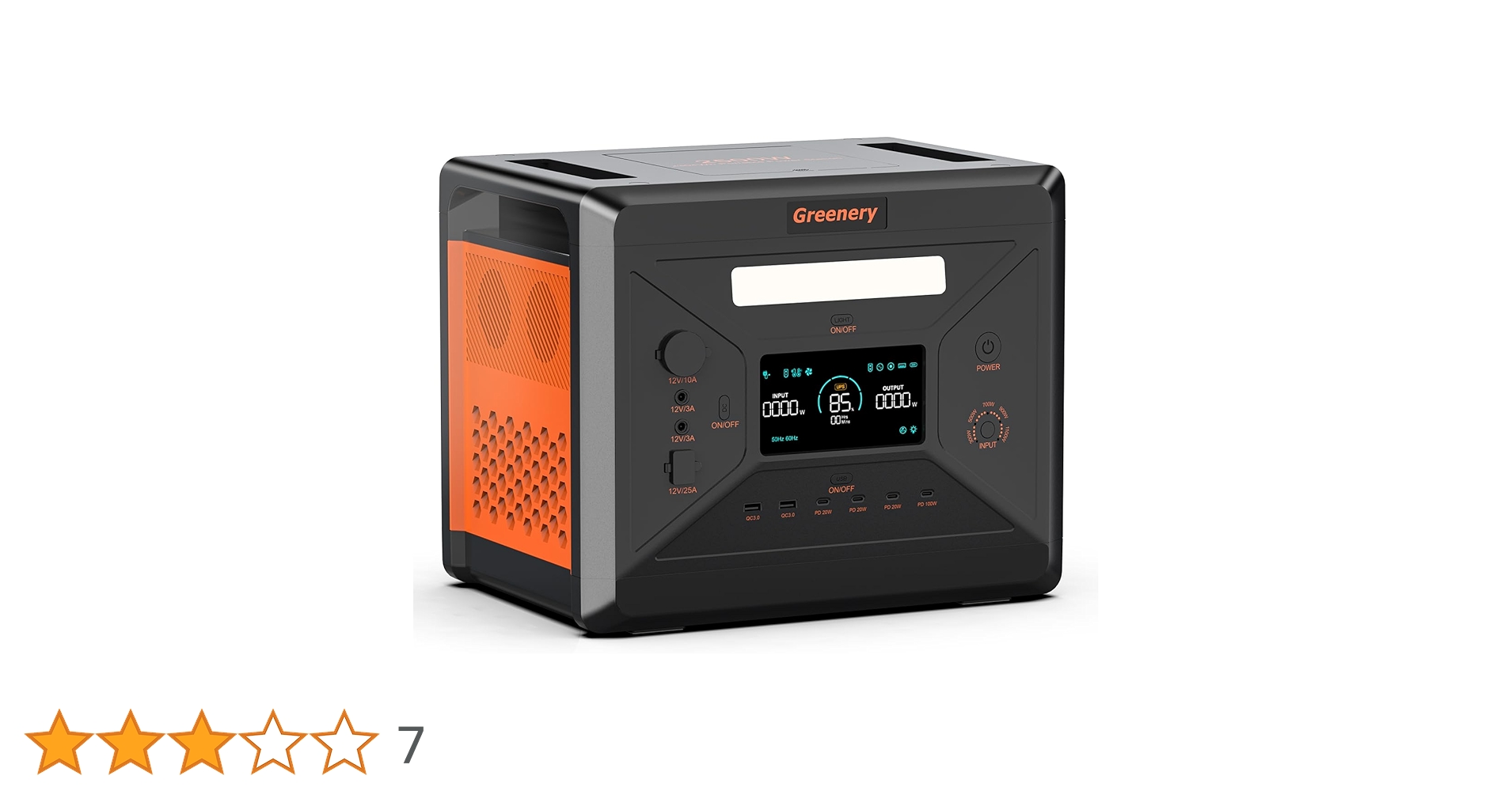 Amazon.co.jp: Greenery G2500 New リン酸鉄 ポータブル電源 大容量